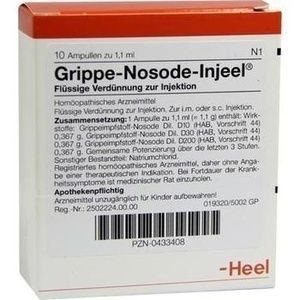 GRIPPE NOSODE Injeel Ampullen