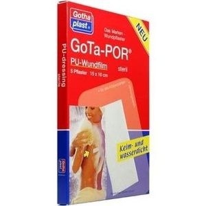 GOTA-POR PU Wundfilm 15x10 cm steril Pflaster