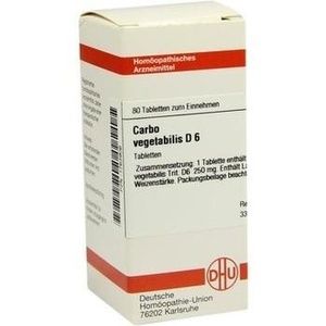 CARBO VEGETABILIS D 6 Tabletten