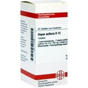 HEPAR SULFURIS D 12 Tabletten