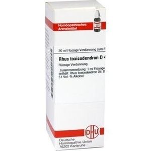 RHUS TOXICODENDRON D 4 Dilution