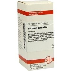 VERATRUM ALBUM D 4 Tabletten