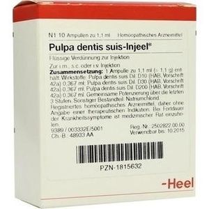 PULPA DENTIS SUIS Injeel Ampullen