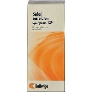 SYNERGON KOMPLEX 139 Sabal serrulatum Tropfen