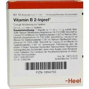 VITAMIN B2 INJEEL Ampullen