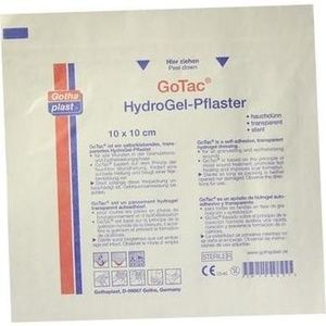 GOTAC HydroGel-Pflaster L 10x10 cm steril