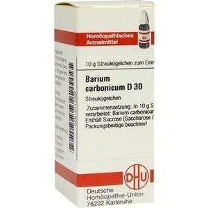 BARIUM CARBONICUM D 30 Globuli