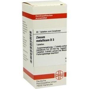 ZINCUM METALLICUM D 3 Tabletten