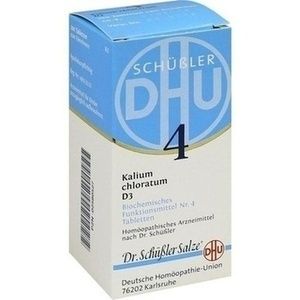 BIOCHEMIE DHU 4 Kalium chloratum D 3 Tabletten