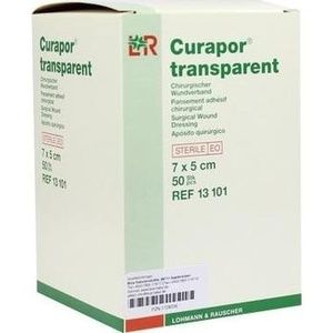 CURAPOR Wundverband steril transparent 5x7 cm