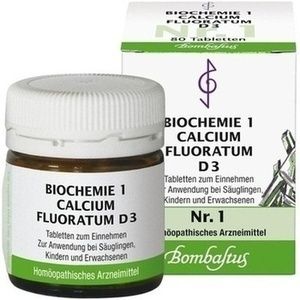 BIOCHEMIE 1 Calcium fluoratum D 3 Tabletten