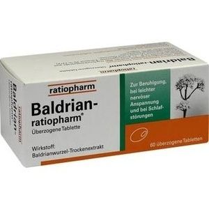 BALDRIAN-RATIOPHARM überzogene Tabletten