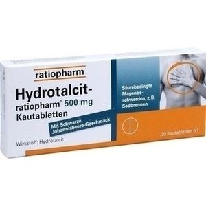 HYDROTALCIT-ratiopharm 500 mg Kautabletten