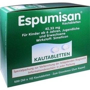 ESPUMISAN Kautabletten f.bildgebende Diagnostik