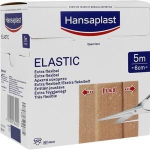 HANSAPLAST Elastic Pflaster 6 cmx5 m