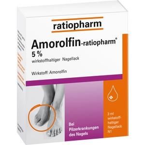 AMOROLFIN-ratiopharm 5% wirkstoffhalt.Nagellack