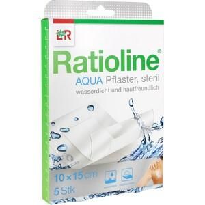 RATIOLINE aqua Duschpflaster Plus 10x15 cm steril