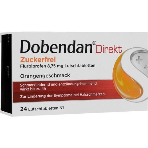 DOBENDAN Direkt zuckerfrei Flurbiprofen 8,75mg Lut