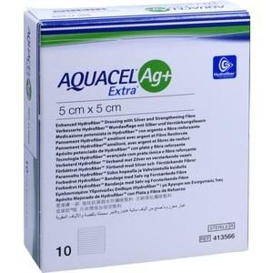 AQUACEL Ag+ Extra 5x5 cm Kompressen