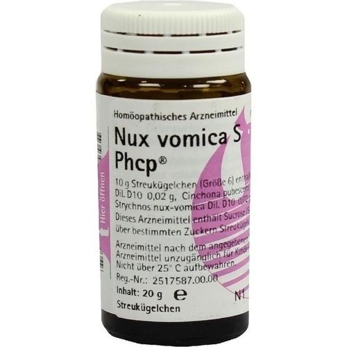 NUX VOMICA S Phcp Globuli