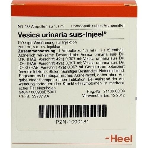 VESICA URINARIA suis-Injeel Ampullen