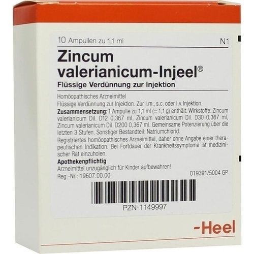 ZINCUM VALERIANICUM INJEEL Ampullen