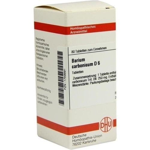 BARIUM CARBONICUM D 6 Tabletten