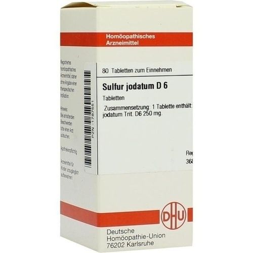 SULFUR JODATUM D 6 Tabletten