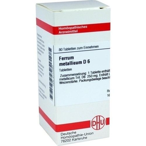 FERRUM METALLICUM D 6 Tabletten