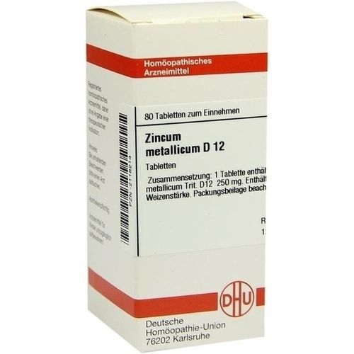 ZINCUM METALLICUM D 12 Tabletten