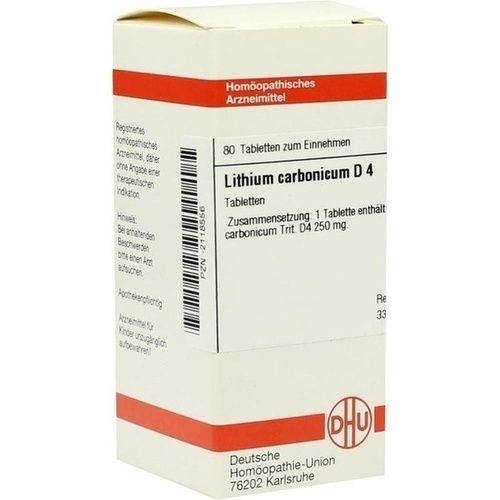 LITHIUM CARBONICUM D 4 Tabletten