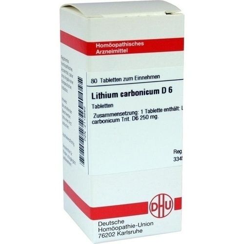 LITHIUM CARBONICUM D 6 Tabletten