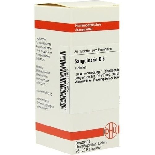 SANGUINARIA D 6 Tabletten