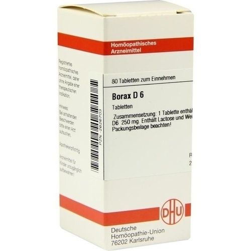 BORAX D 6 Tabletten