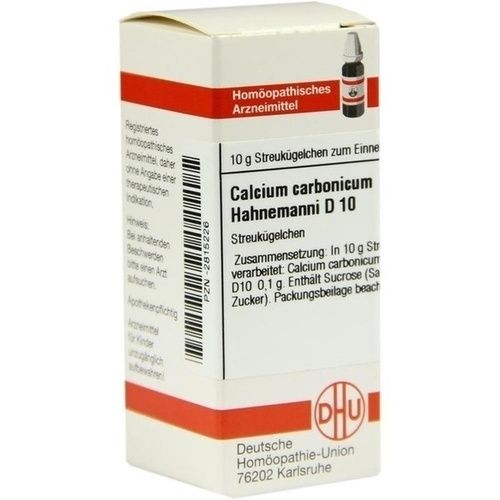 CALCIUM CARBONICUM Hahnemanni D 10 Globuli