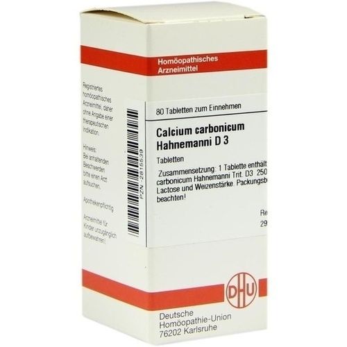 CALCIUM CARBONICUM Hahnemanni D 3 Tabletten