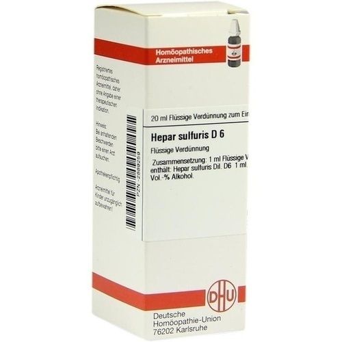 HEPAR SULFURIS D 6 Dilution