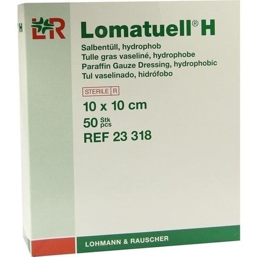 LOMATUELL H Salbentüll 10x10 cm steril