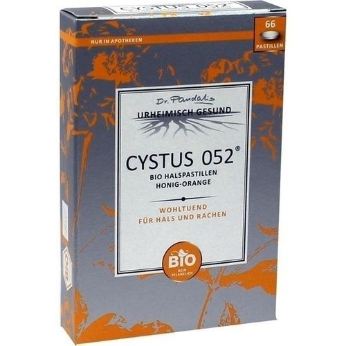 CYSTUS 052 Bio Halspastillen Honig Orange