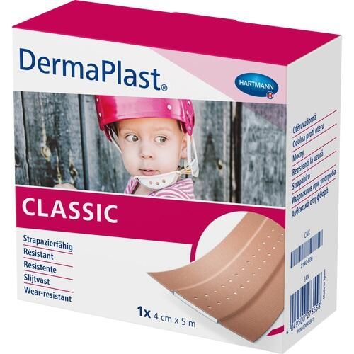 DERMAPLAST CLASSIC Wundpflaster 4 cmx5 m