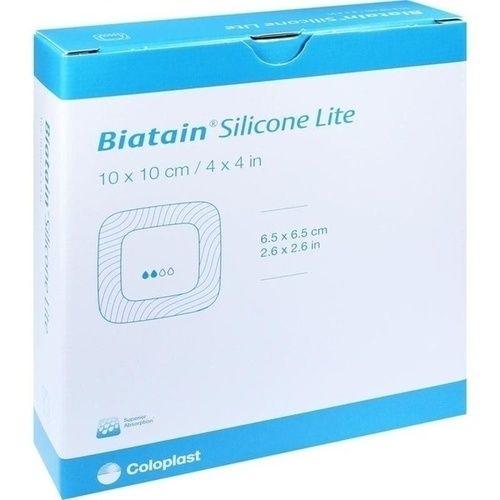 BIATAIN Silicone Lite Schaumverband 10x10 cm