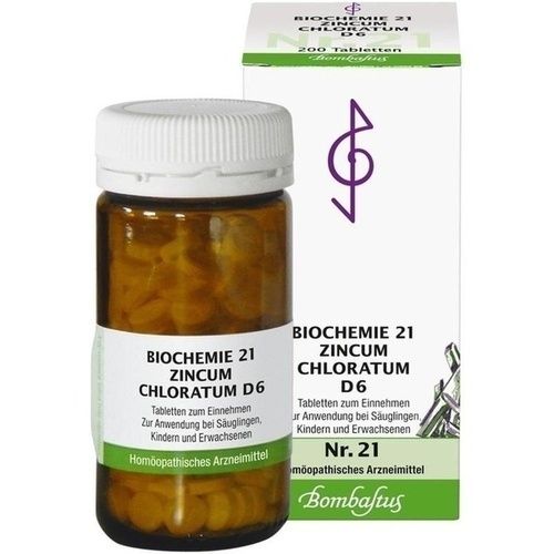 BIOCHEMIE 21 Zincum chloratum D 6 Tabletten