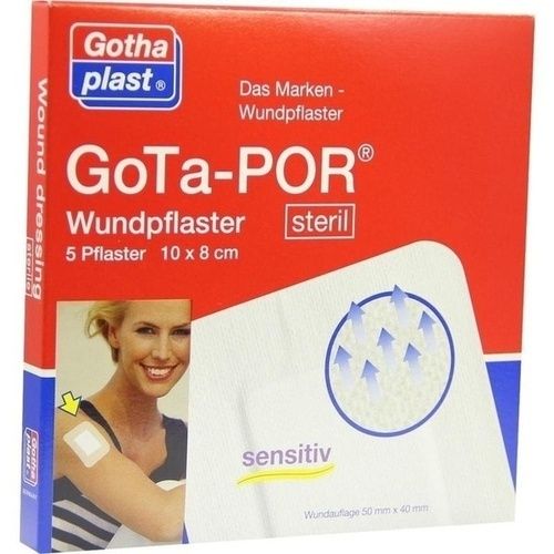 GOTA-POR Wundpflaster steril 80x100 mm