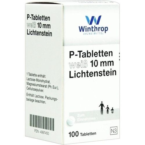 P TABLETTEN weiß 10 mm