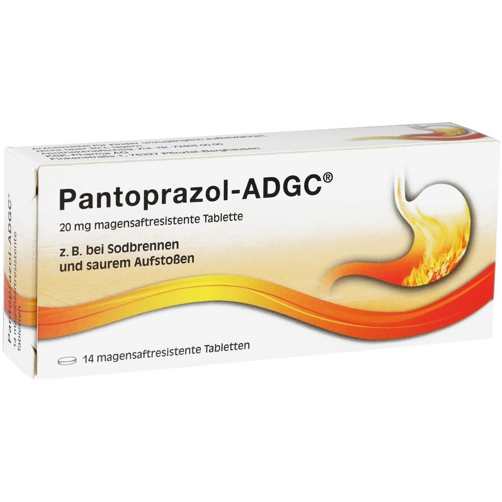 PANTOPRAZOL ADGC 20 mg magensaftres.Tabletten