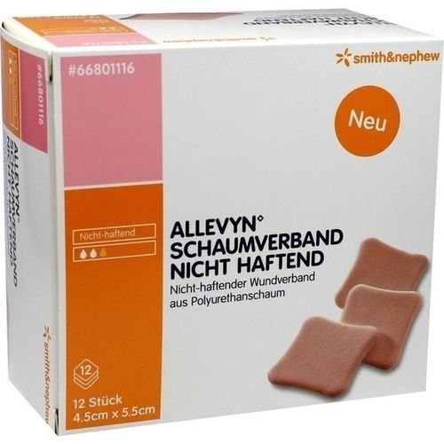 ALLEVYN Schaumverband 4,5x5,5 cm nicht haftend