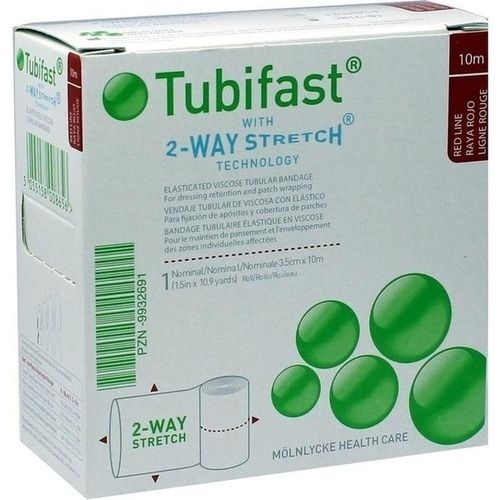 TUBIFAST 2-Way Stretch 3,5 cmx10 m rot