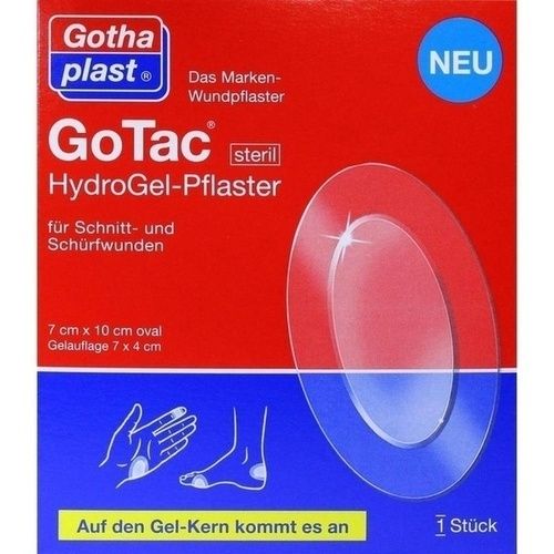 GOTAC HydroGel-Pflaster 7x10 cm steril