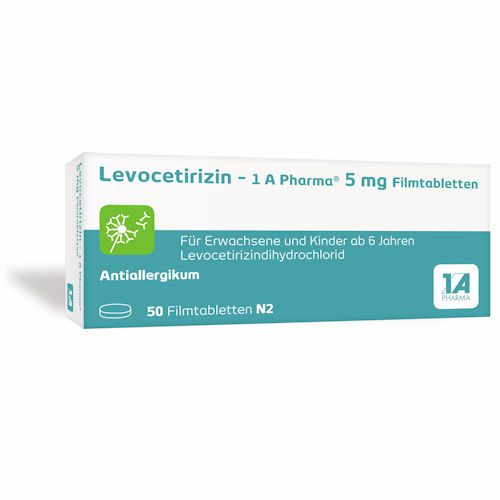 LEVOCETIRIZIN-1A Pharma 5 mg Filmtabletten